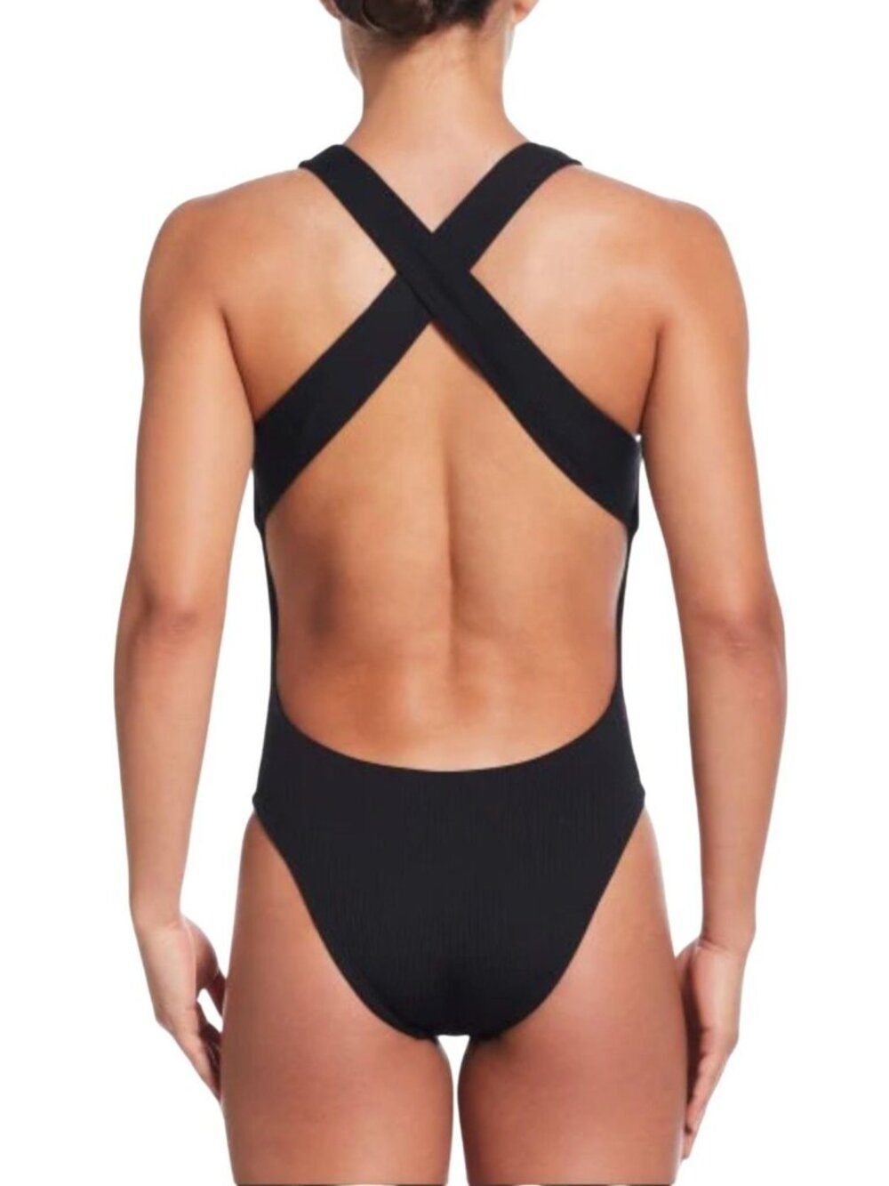 Nike Swim Elevated Essential Crossback One Piece NESSE279-001 Women S NEW w Tags - Picture 2 of 6